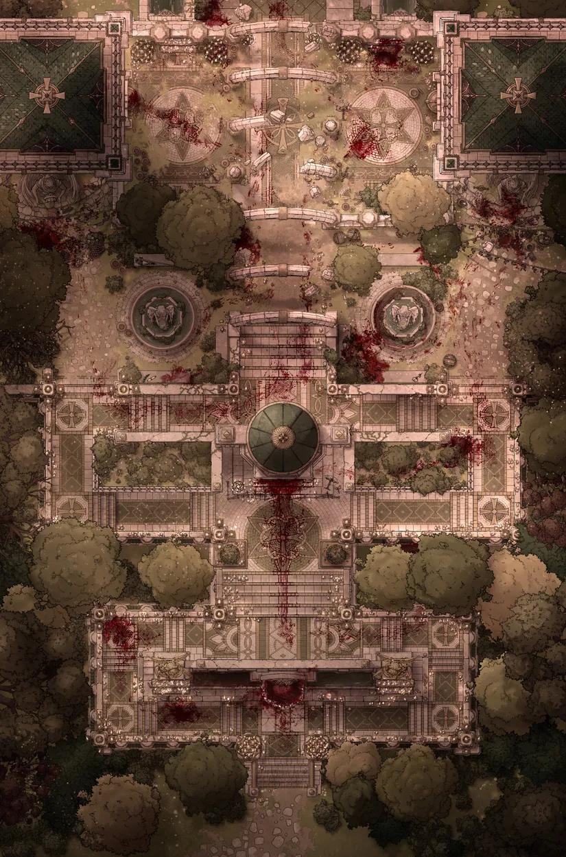 Candlestair Shrine map, Massacre variant