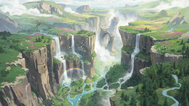 Verdant Ravine map, Natural Day variant