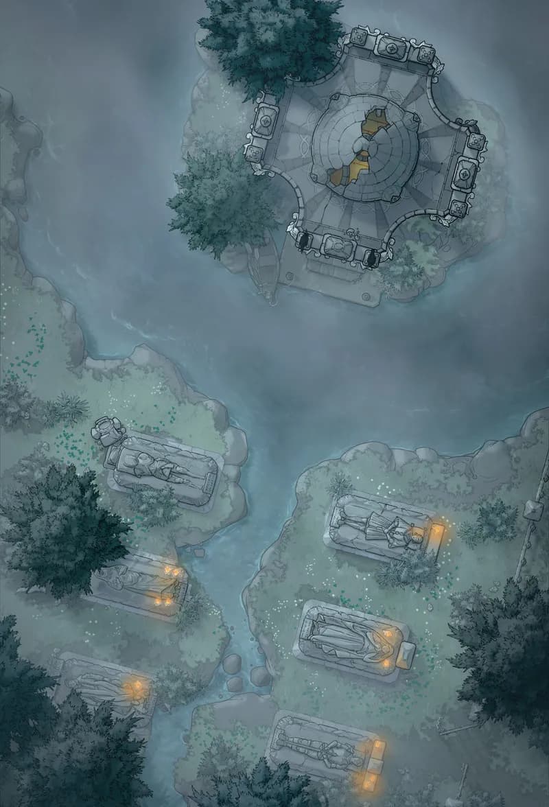Frozen Tombs map, Fog variant