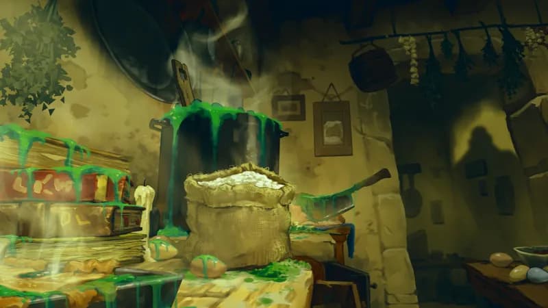 Giant Kitchen map, Slime Green variant