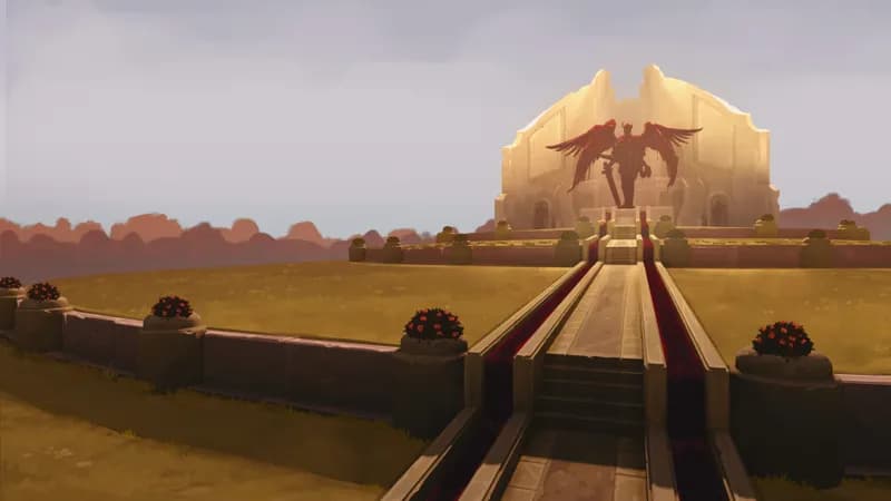 Imperial Graveyard map, Blood Fountain variant