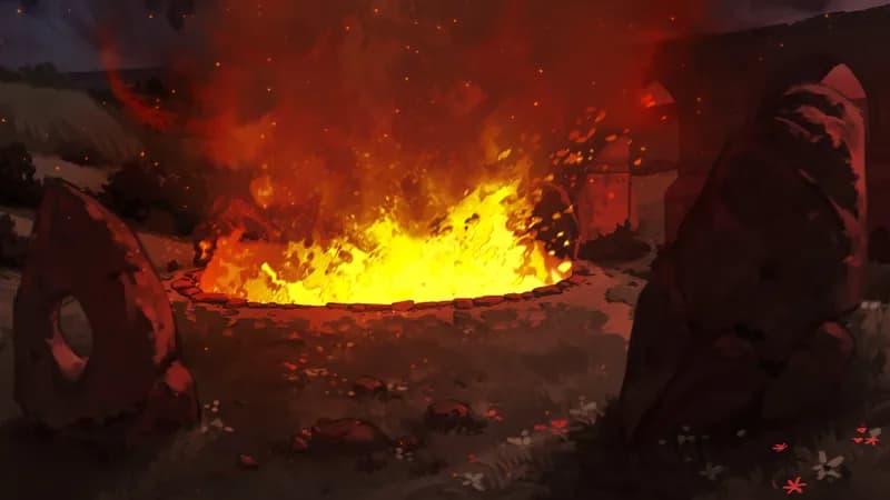 Burial Barrow map, Bonfire variant