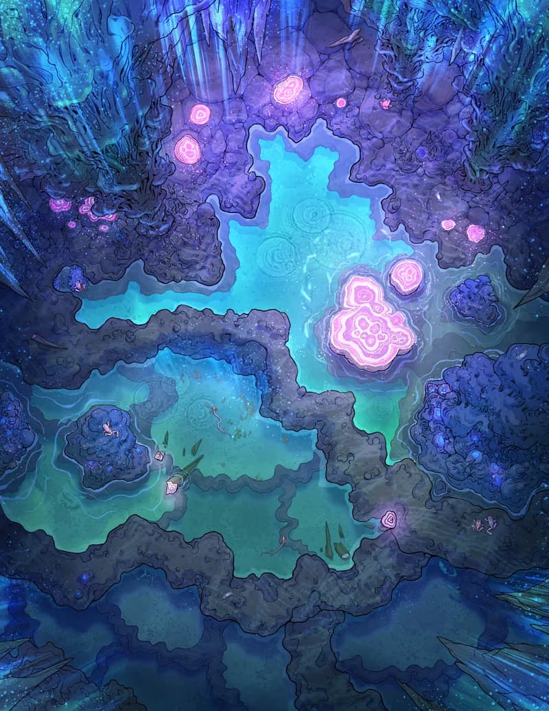 Healing Cave Spring map, Original Day variant