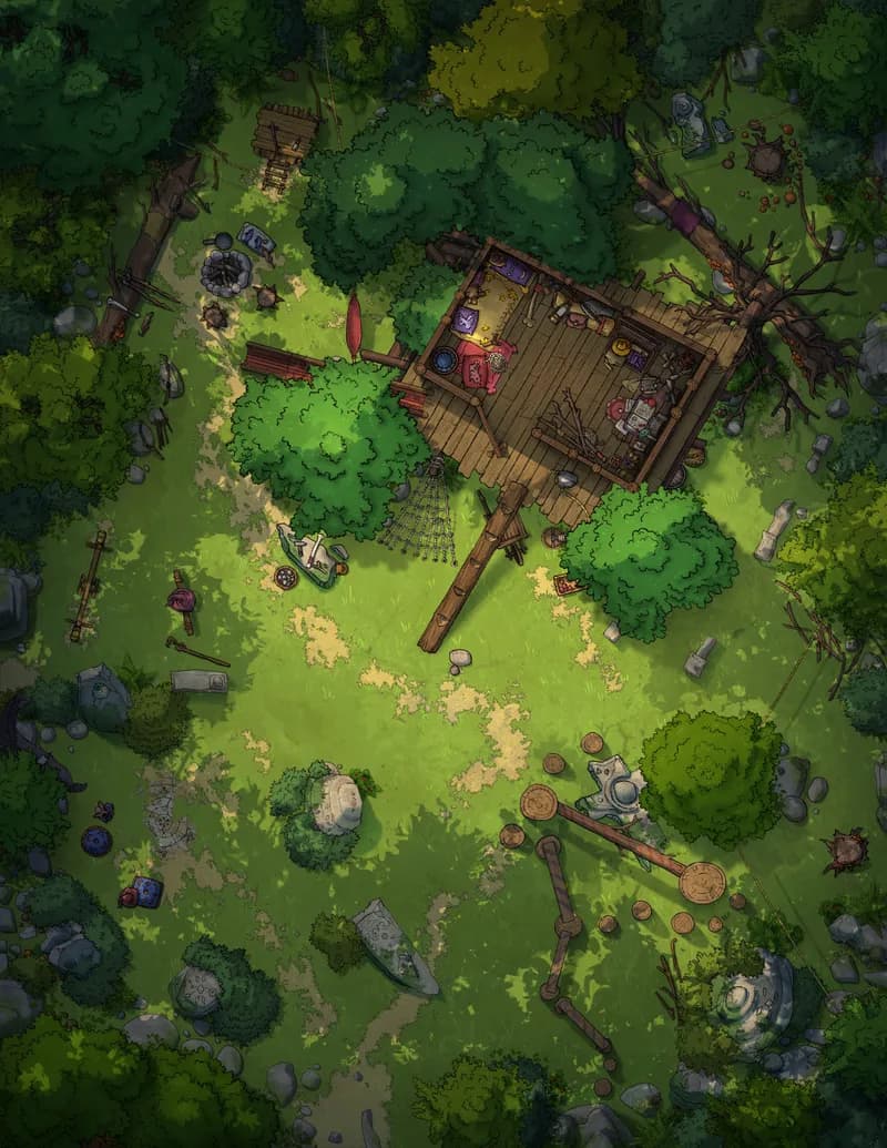 Young Adventurer's Hideout map, Duck Vs Crab variant