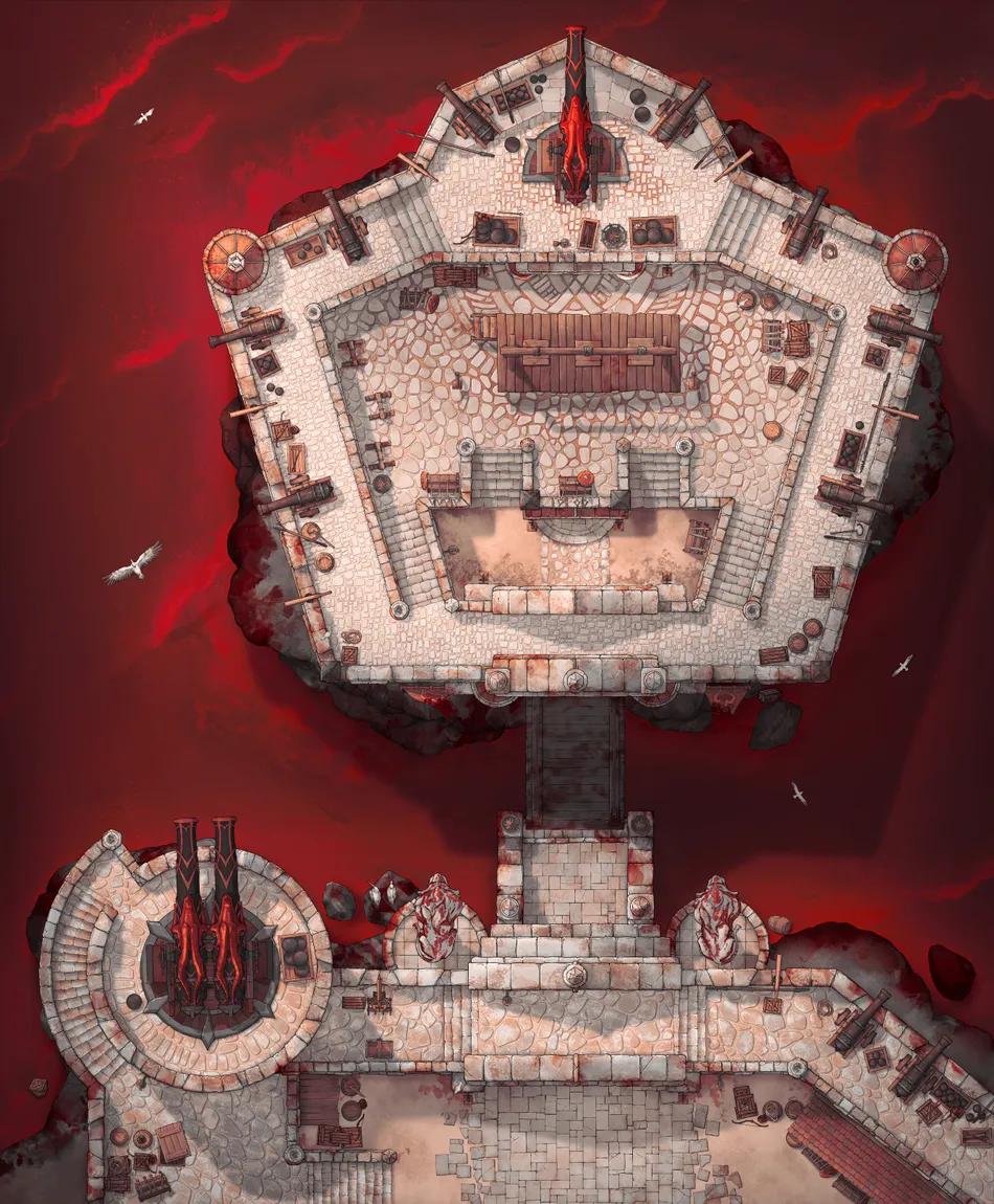 Fortress Prison map, Blood variant