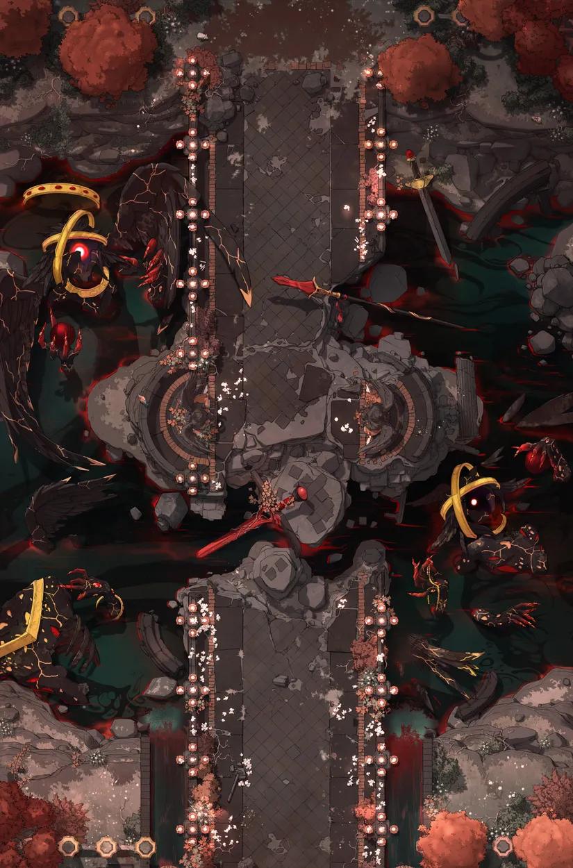 Empyreal Bridge map, Fallen variant