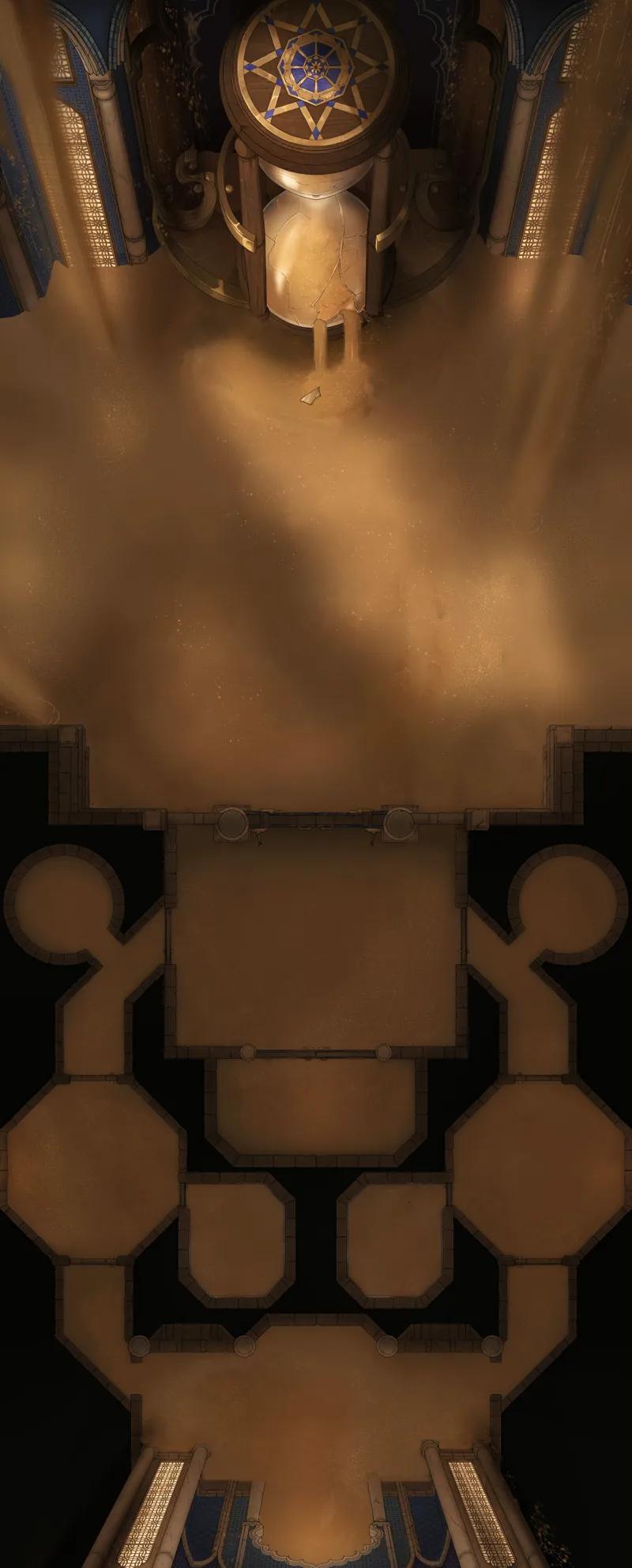 Tomb of Sand Interior map, Sand Flood Stage 04 variant