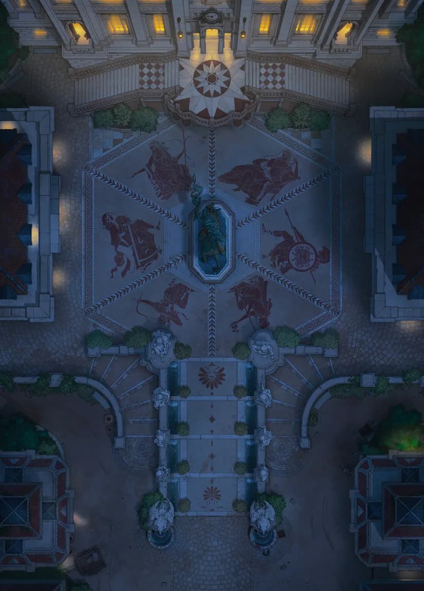 Grand Duke's Plaza map, Original Night variant