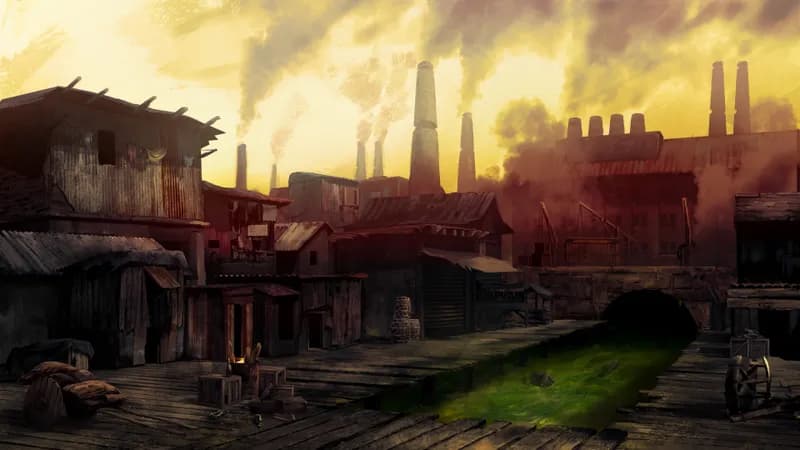 Slum District map, Sunset variant