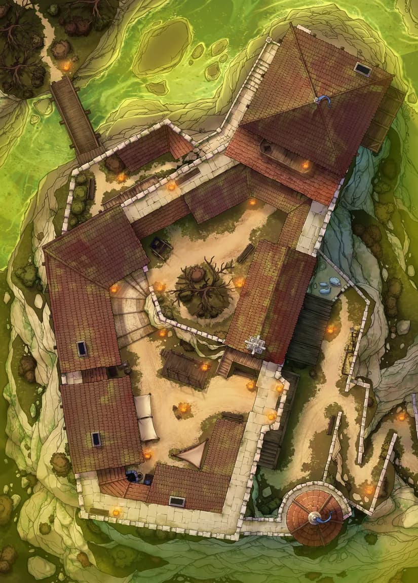 Island Toll Castle map, Toxic variant