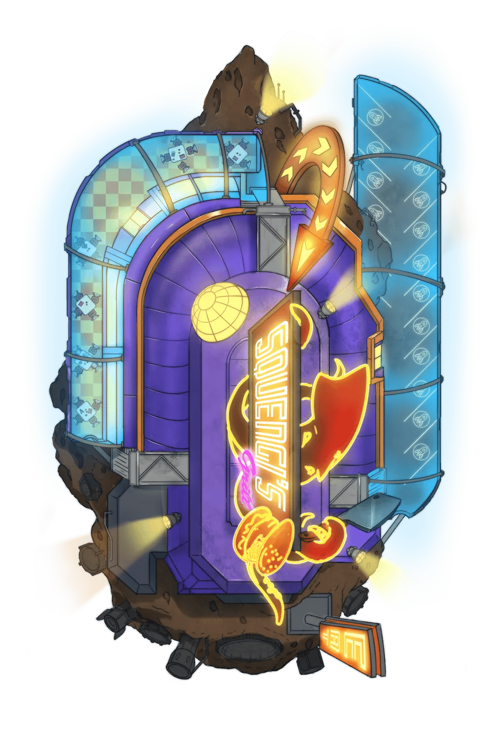 Squengi's Grill map, Original Exterior variant