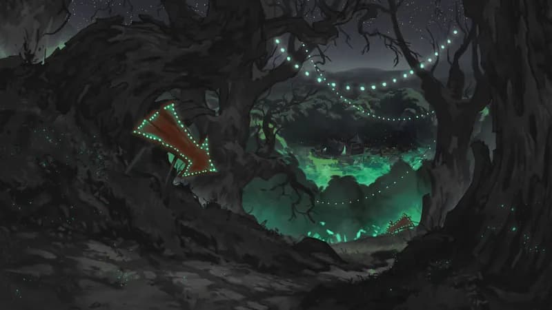 Monster Festival map, Haunted variant