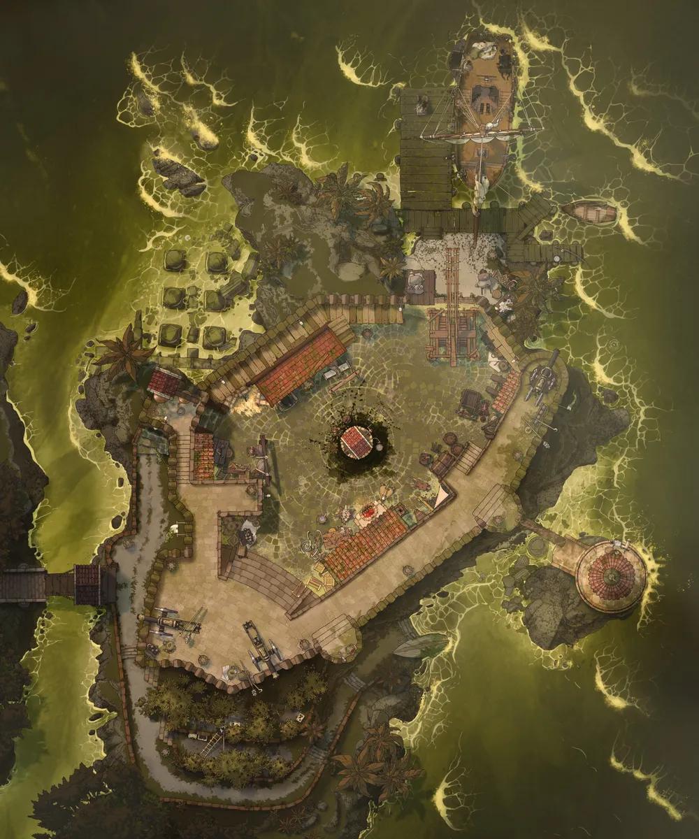 Templar Sea Fort map, Toxic variant