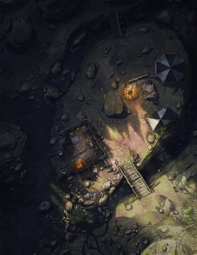 Knight's Refuge map, Cave variant