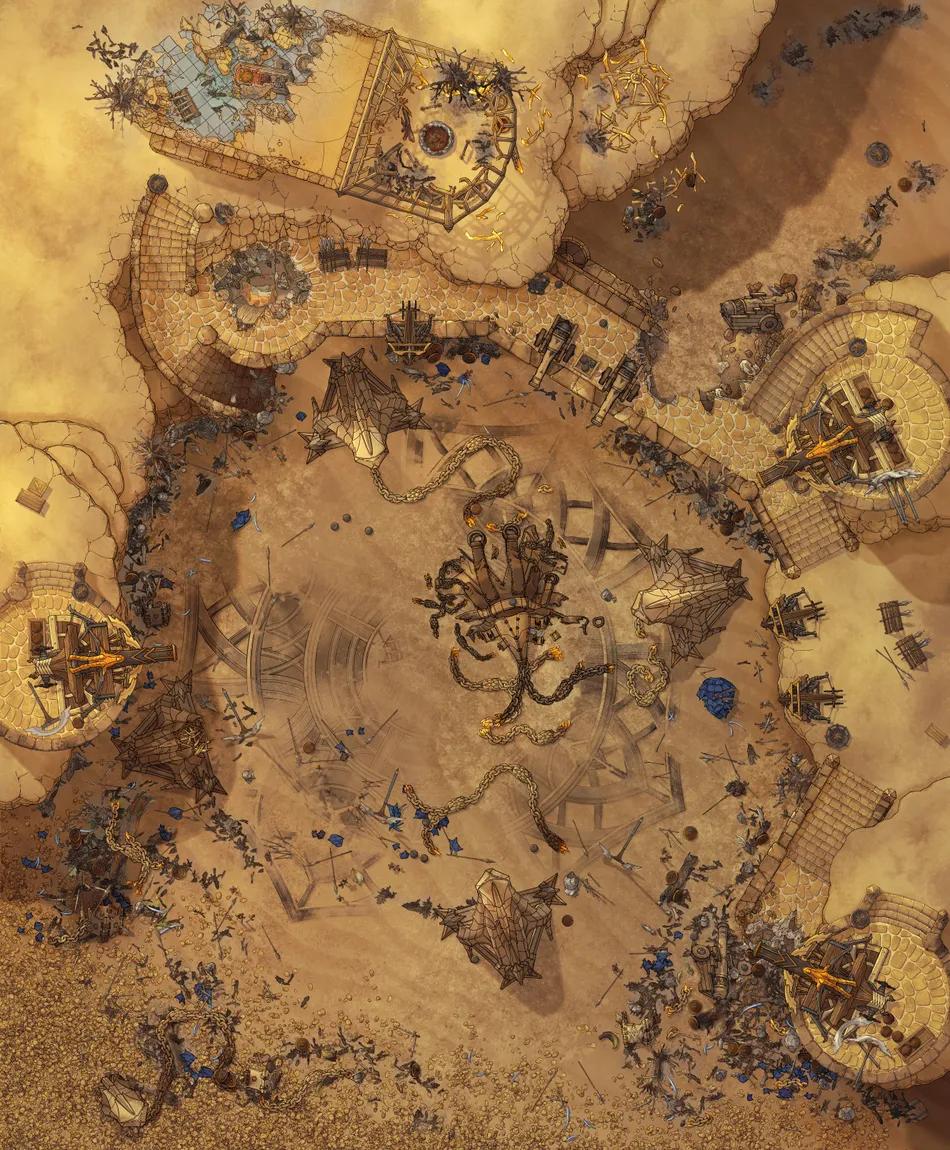 Dragon Enclosure map, Desert variant