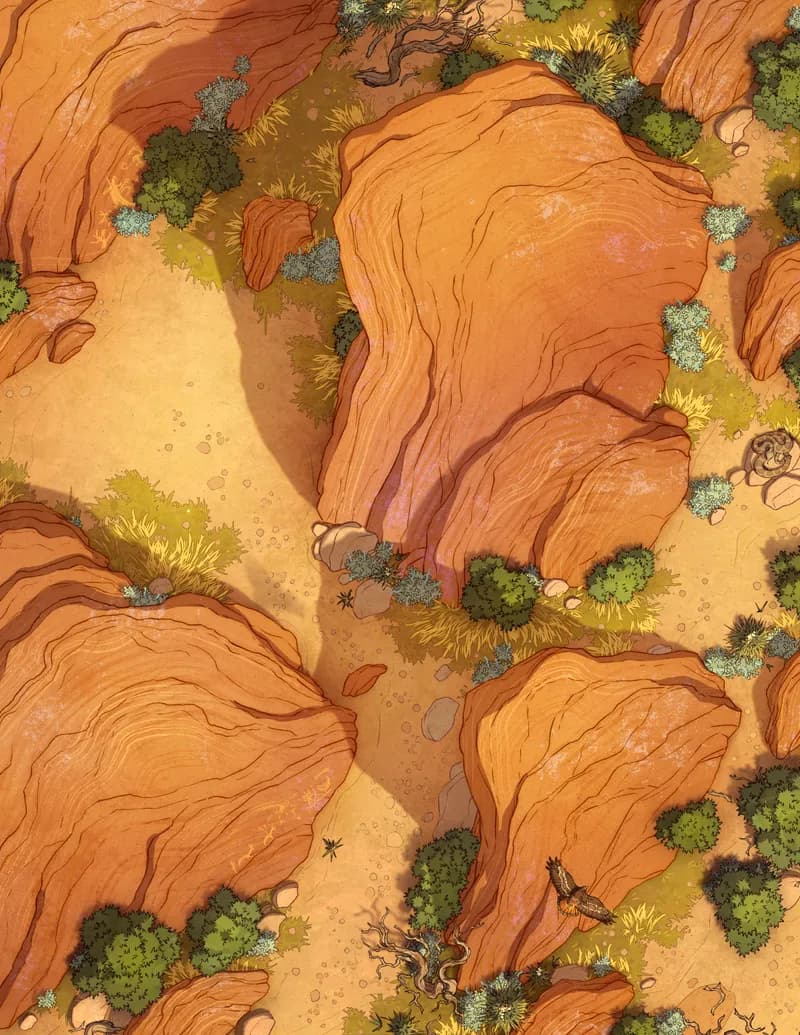 Garden of the Gods map, Natural Day variant