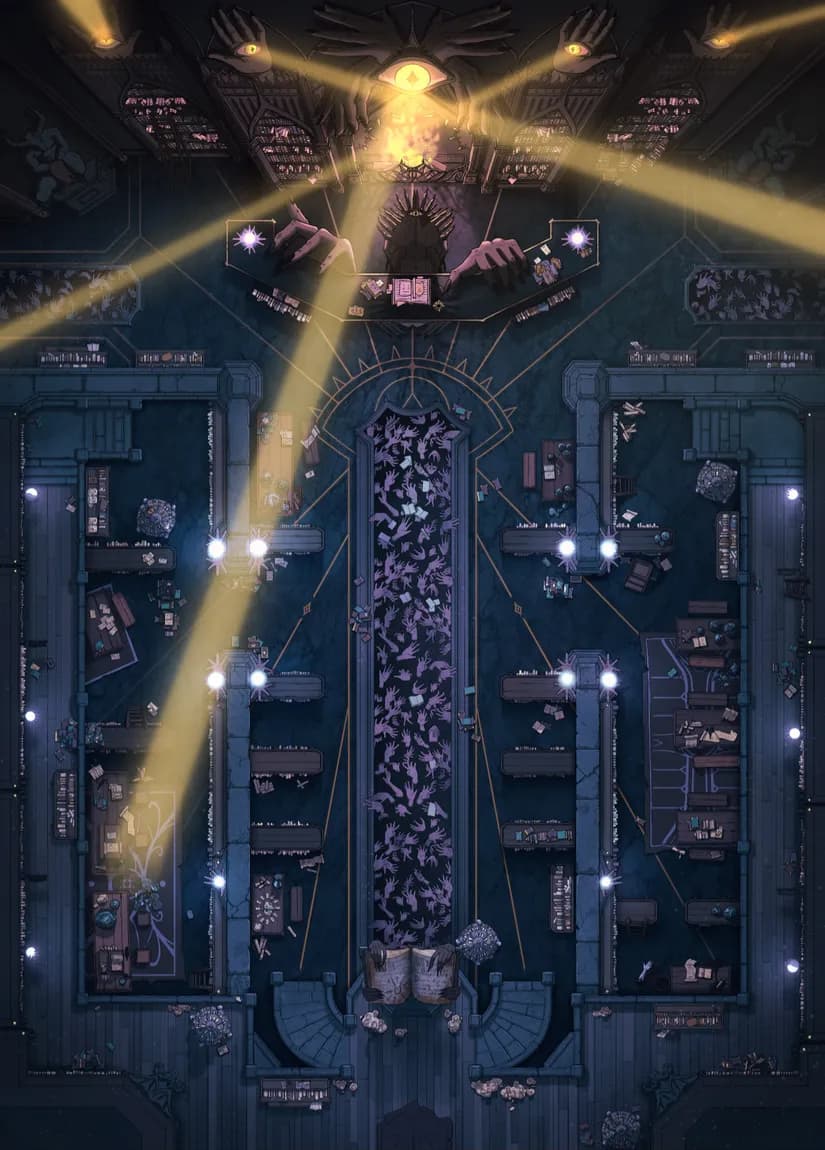Demonic Library map, Spotlight variant