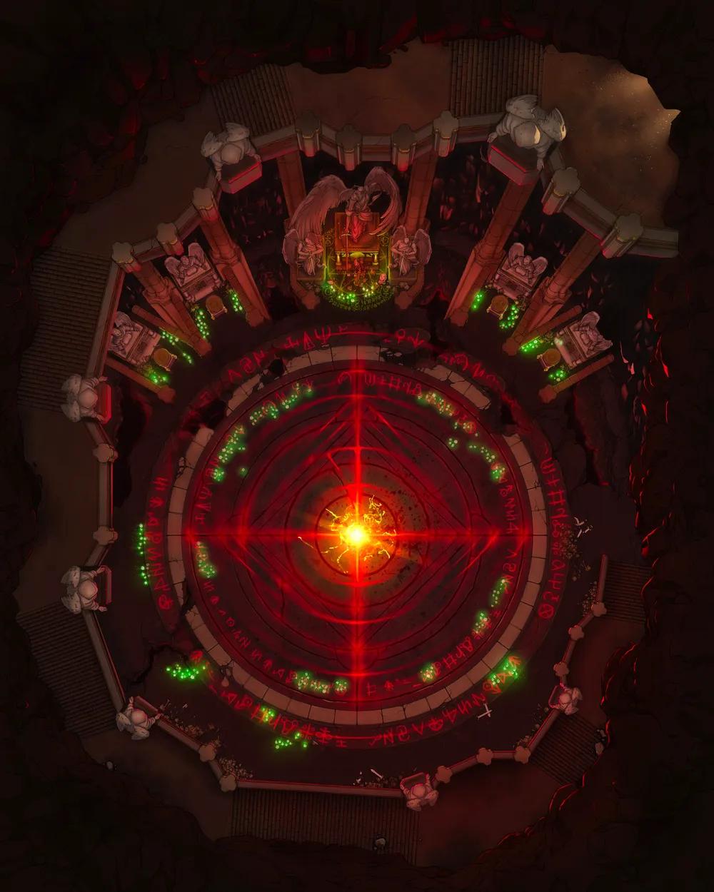 Lich Catacomb map, Platform Ritual variant