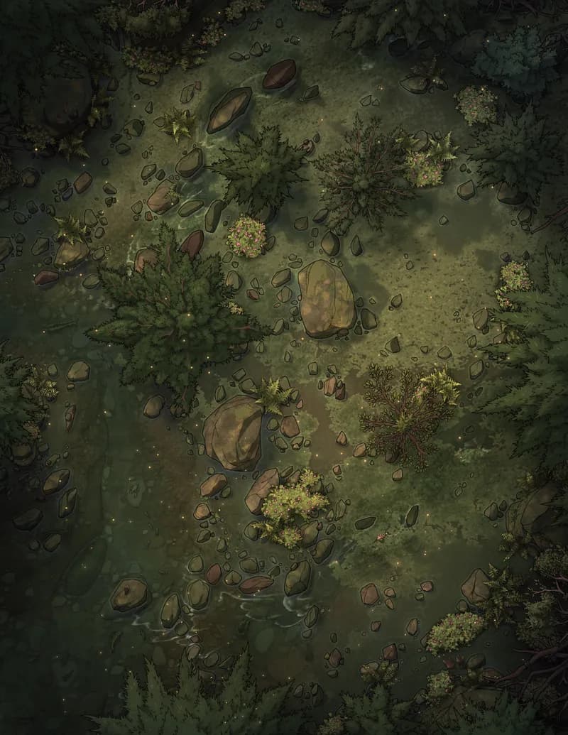 Knight's Refuge map, Swamp variant