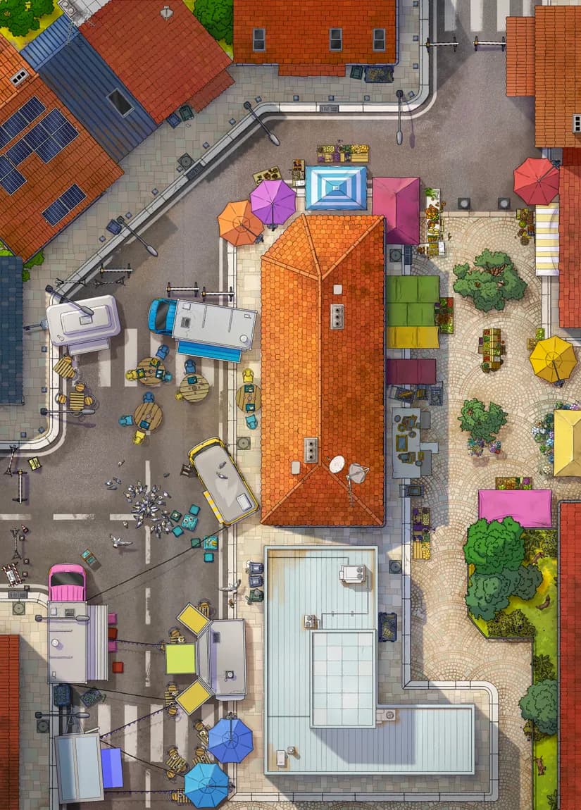 Street Market map, Original Day variant