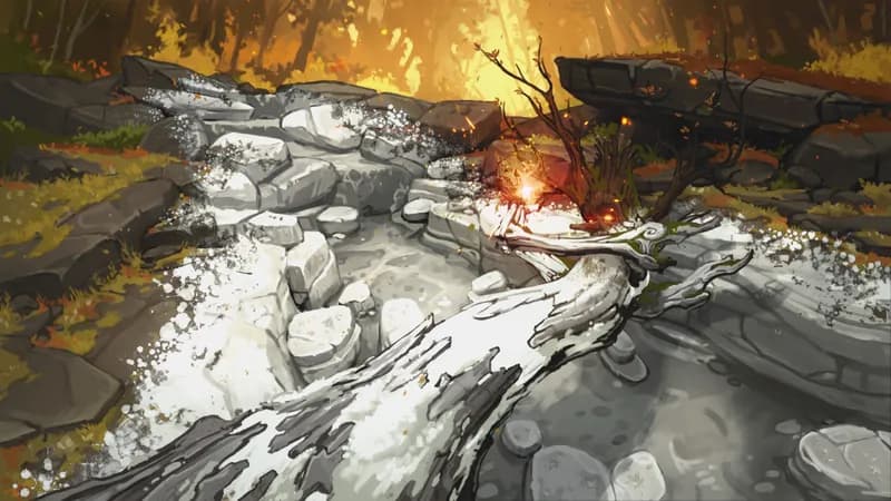Treant Falls map, River of Erasure variant