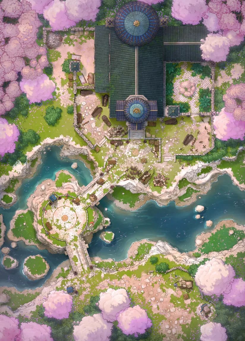 Celestial Chapel map, Spring variant