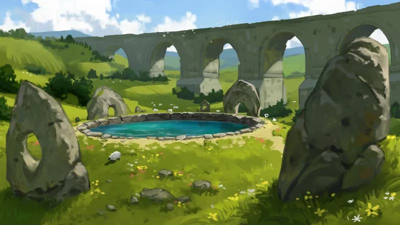 Burial Barrow map, Well variant