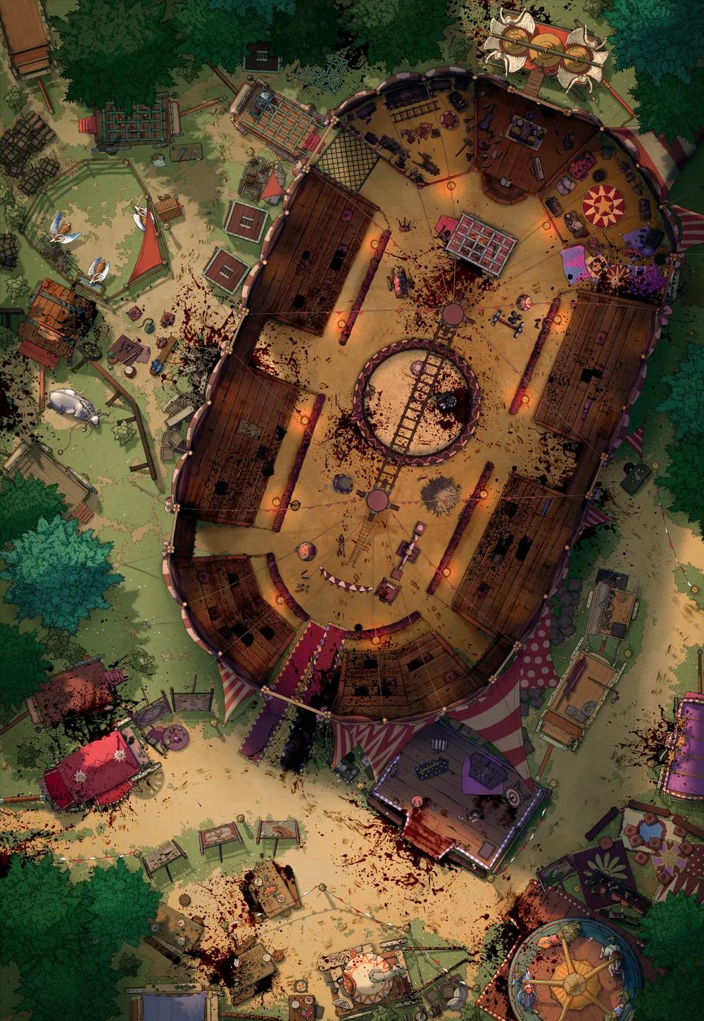 Travelling Circus map, Massacre variant