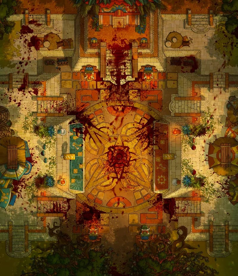 Sacred Ballcourt map, Massacre variant