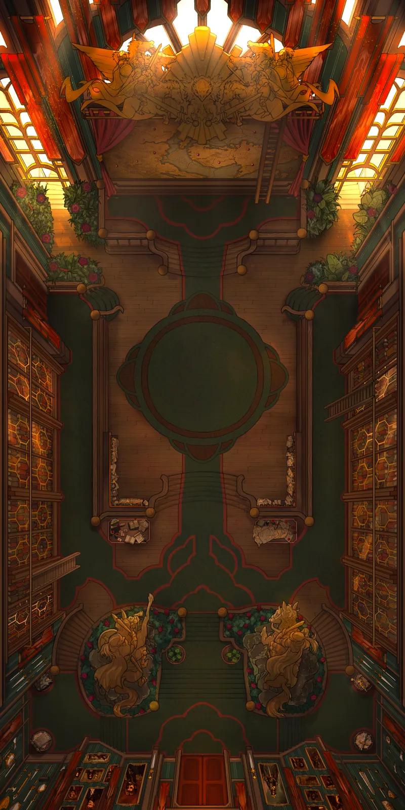 War Room Interior map, No Table variant