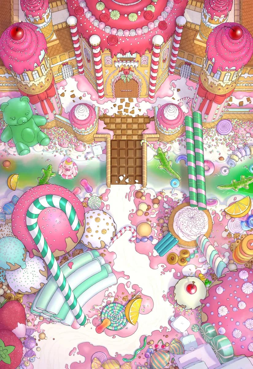 Candy Castle map, Original Day variant