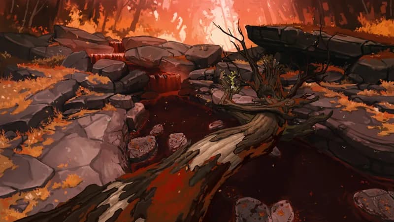 Treant Falls map, Blood variant