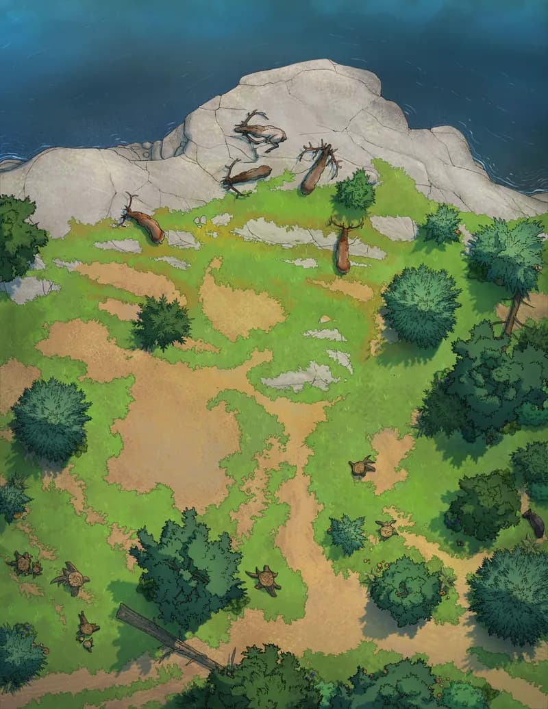 Lakeside Respite map, Natural Day variant