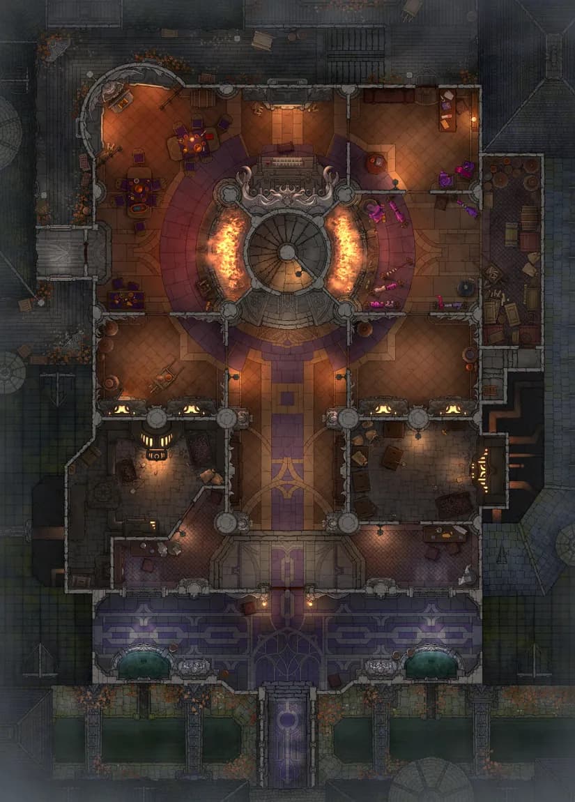 Calefactory map, Original Night variant