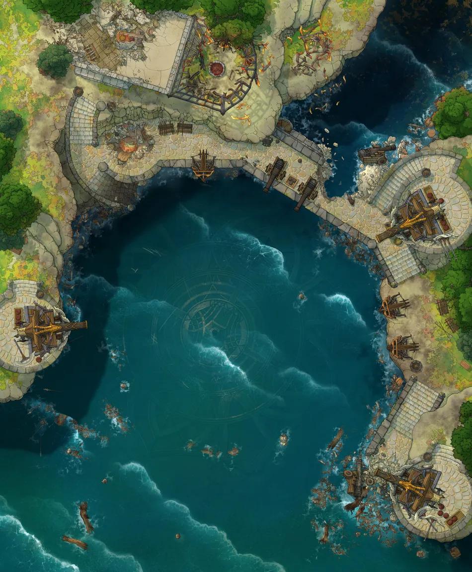 Dragon Enclosure map, Flood variant