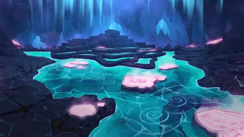 Healing Cave Spring map, Original Day variant