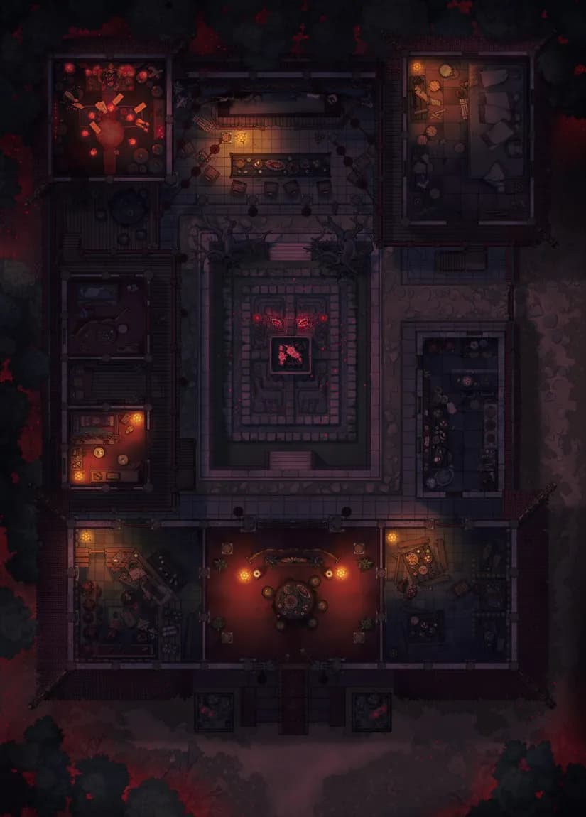 Wuxia Tavern map, Dark Presence variant