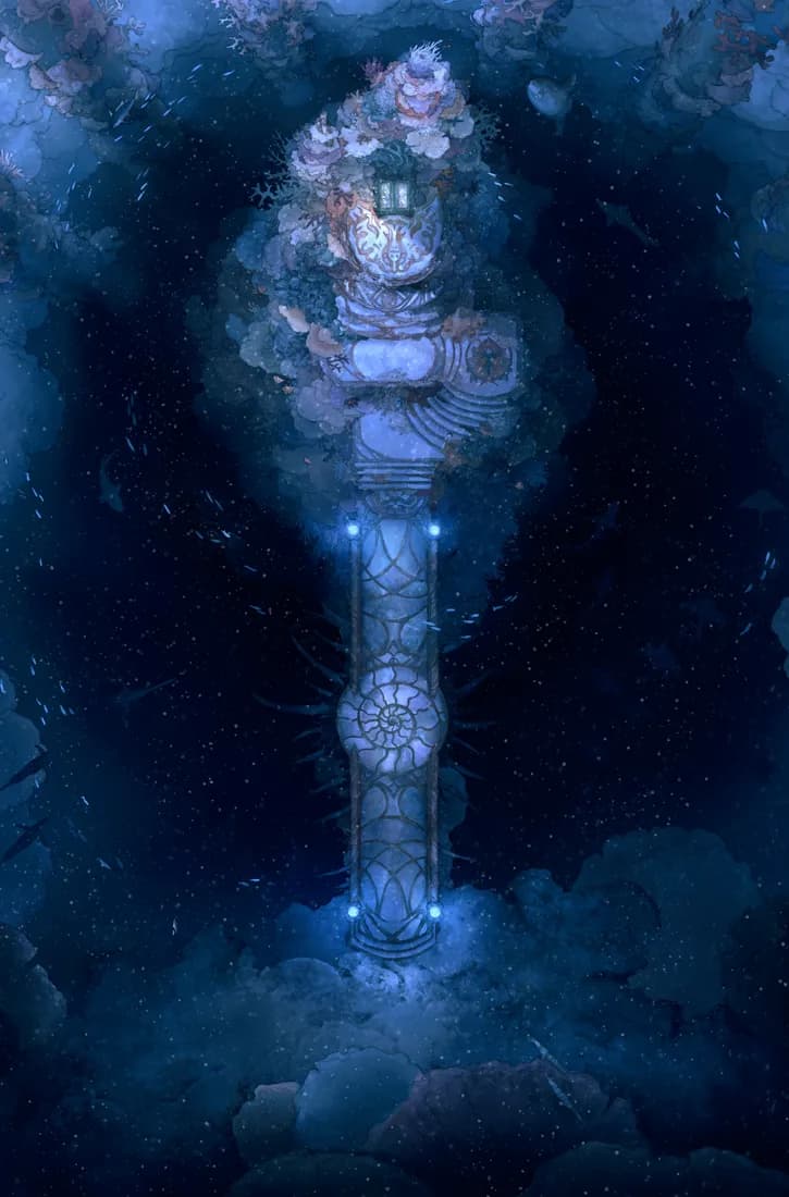 Coral Throne map, Original Night variant