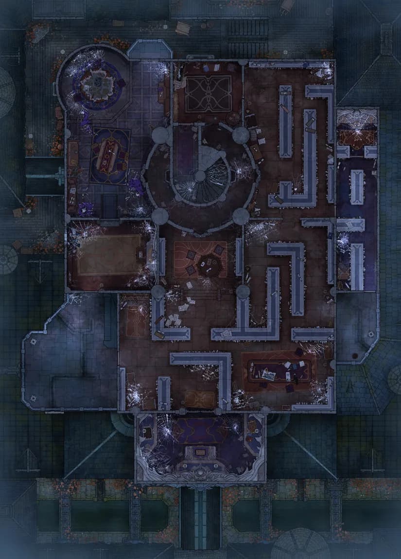 Muniment Chamber map, Abandoned variant