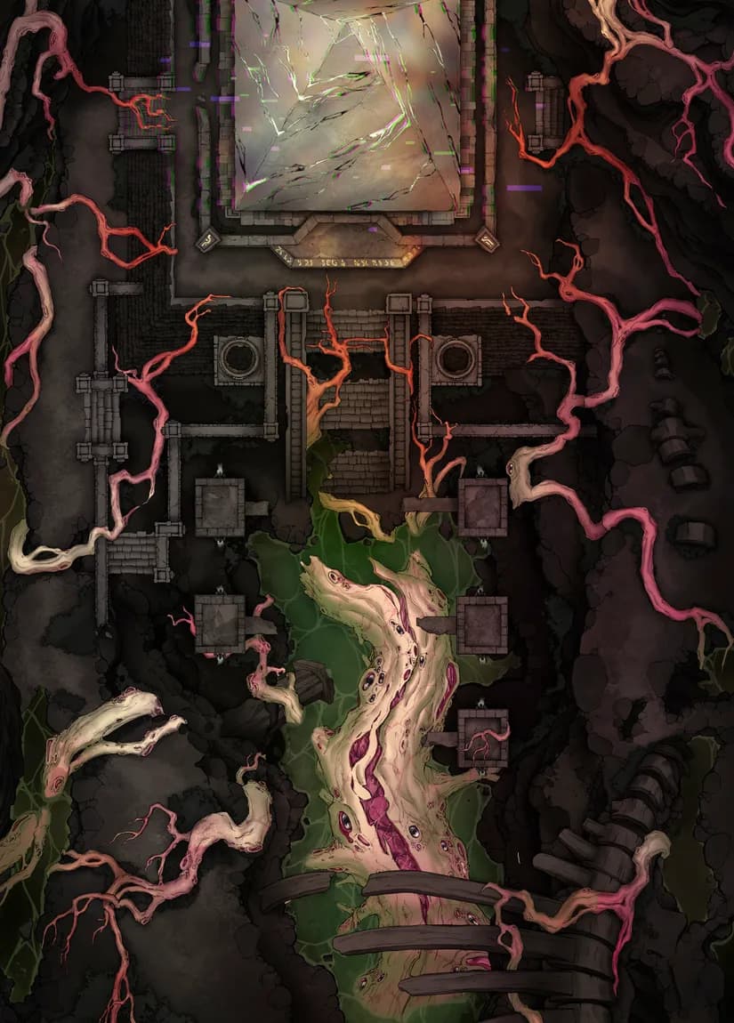 Shadowlands Pyramid map, Return of the Trustworthy Tree variant