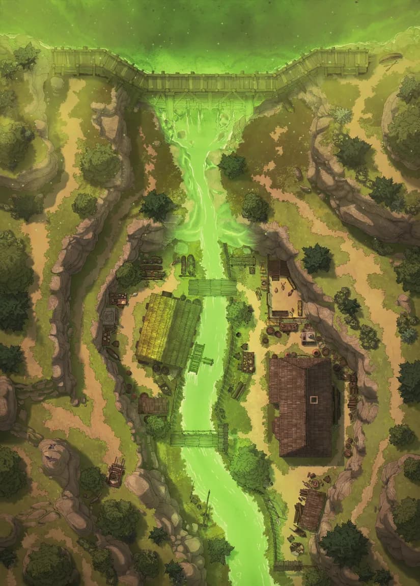 Riverside Mill map, Toxic variant