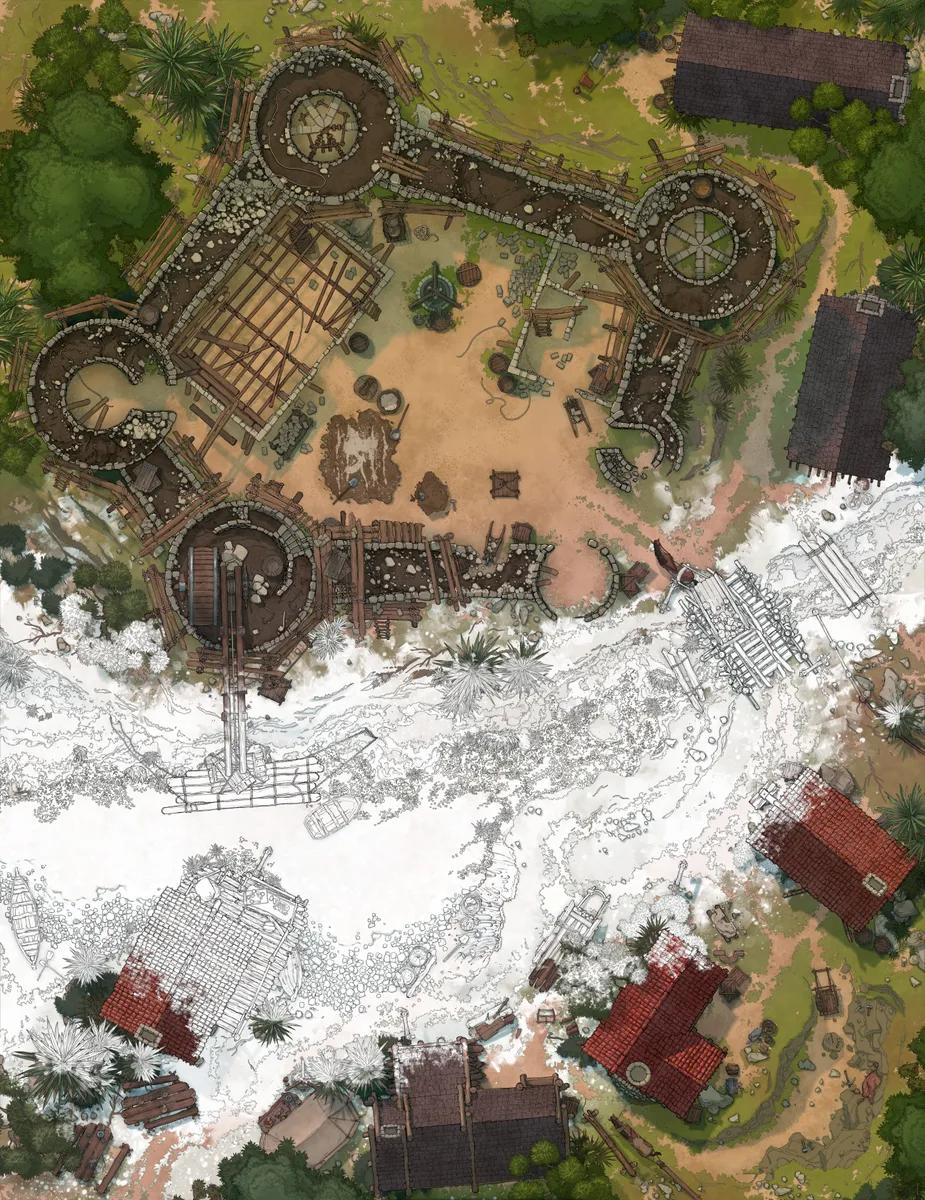 Castle Construction map, River of Erasure variant