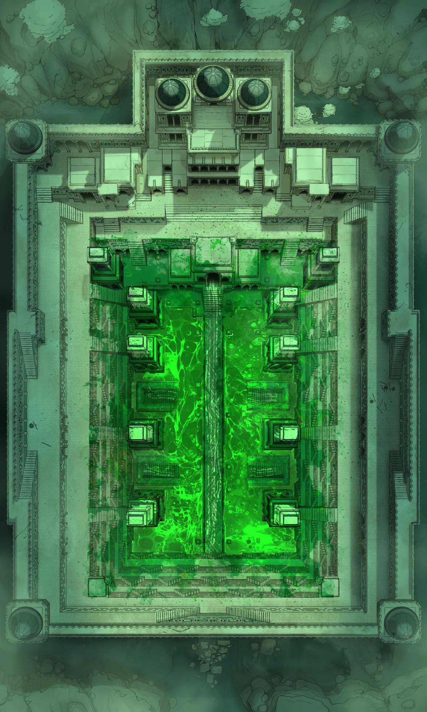 Ancient Stepwell map, Toxic Well variant