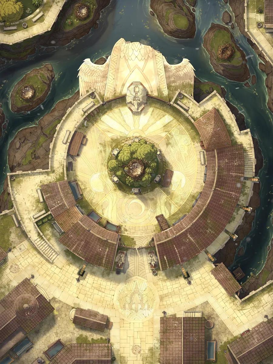 Hippogriff Postal Centre Exterior map, Abandoned variant