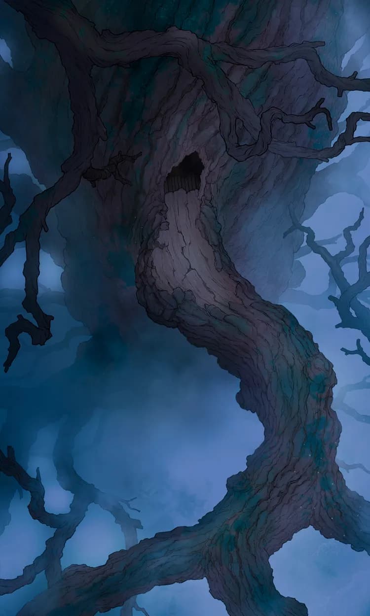 Yggdrasil Branch Overlook map, Natural Night variant