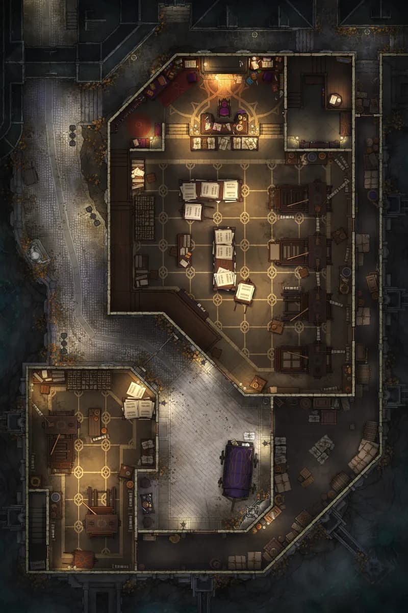 Printing Press map, Original Night variant