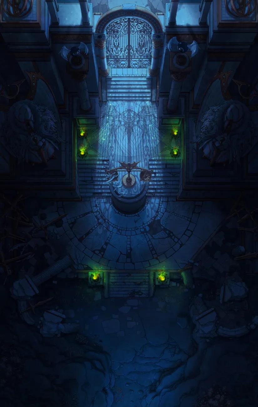 Gate of Angels map, Original Night variant