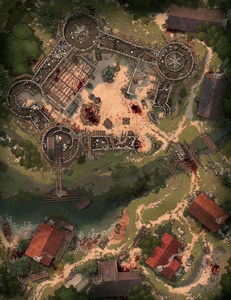Castle Construction map, Massacre variant