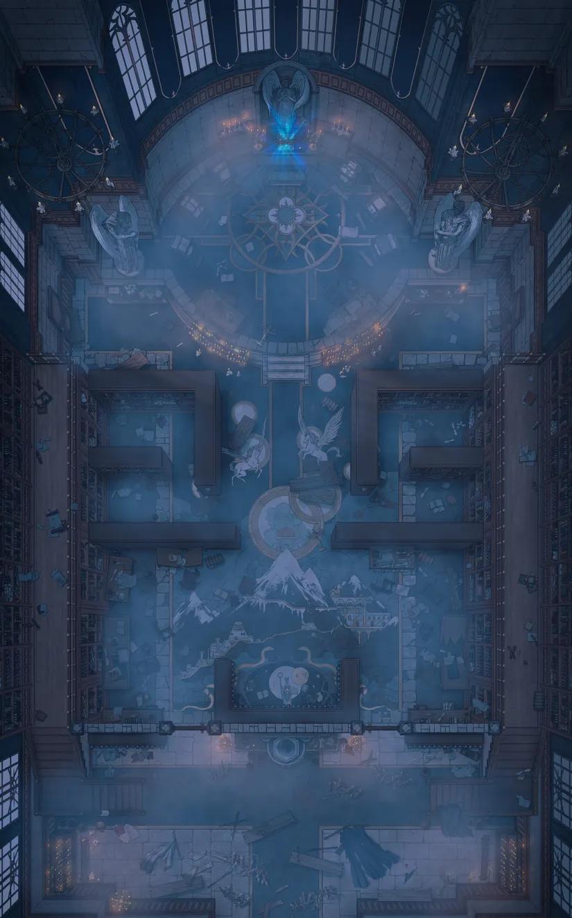 Celestial Chapel Interior map, Fog variant