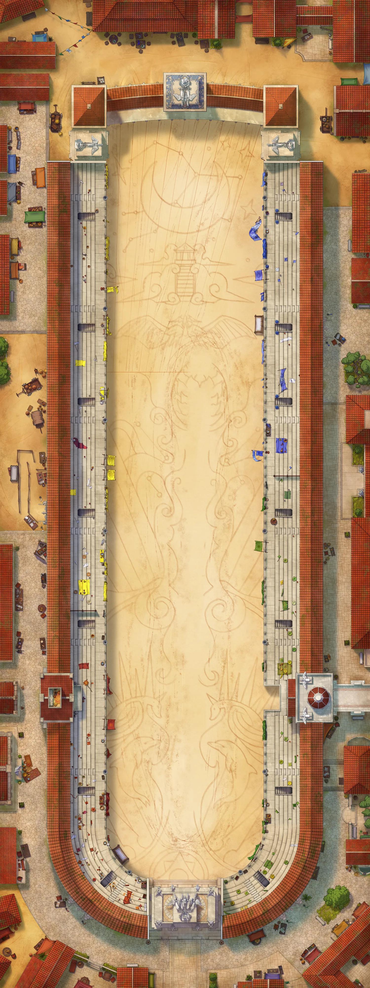 Hippodrome map, Empty Arena variant